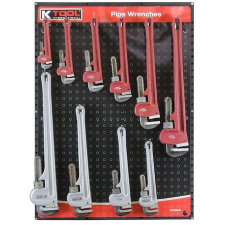 K-Tool International Pipe Wrench Display KTI0844